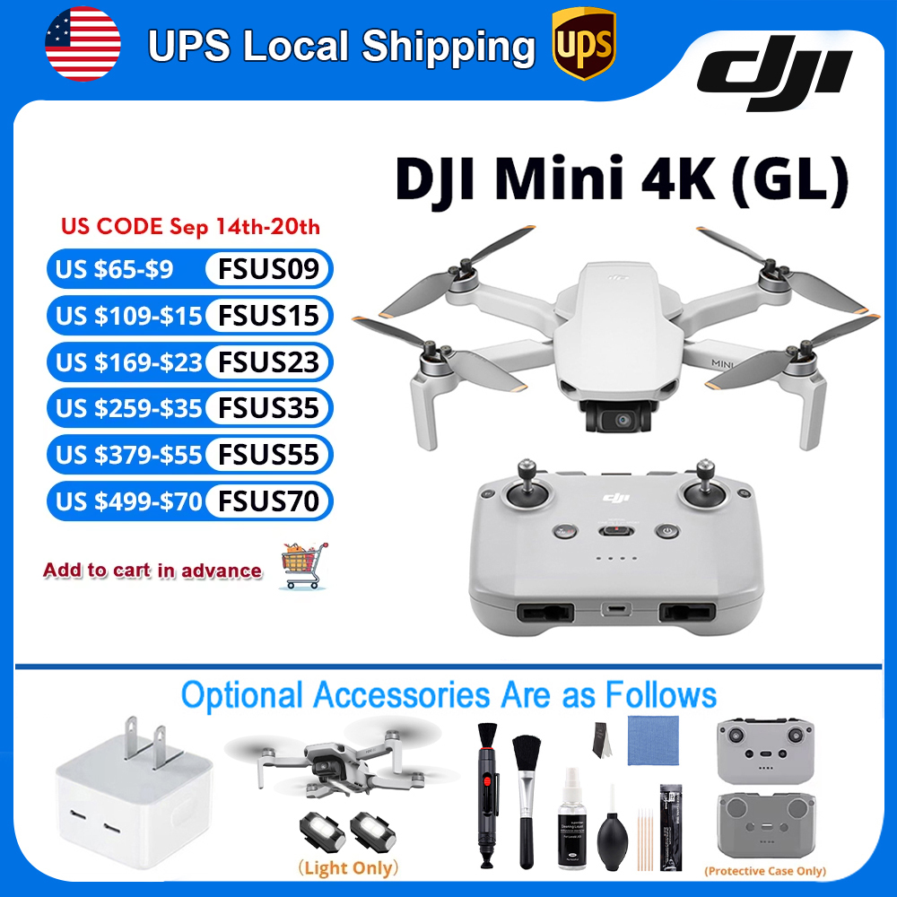 Travel Accessories Long Flight - Dron DJI Mini 4K z opcjonalnymi