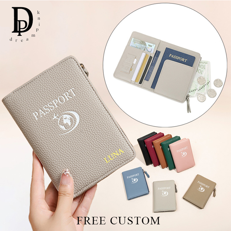 Travel Accessories Wallet - Damski portfel podróżny z ochroną RFID,