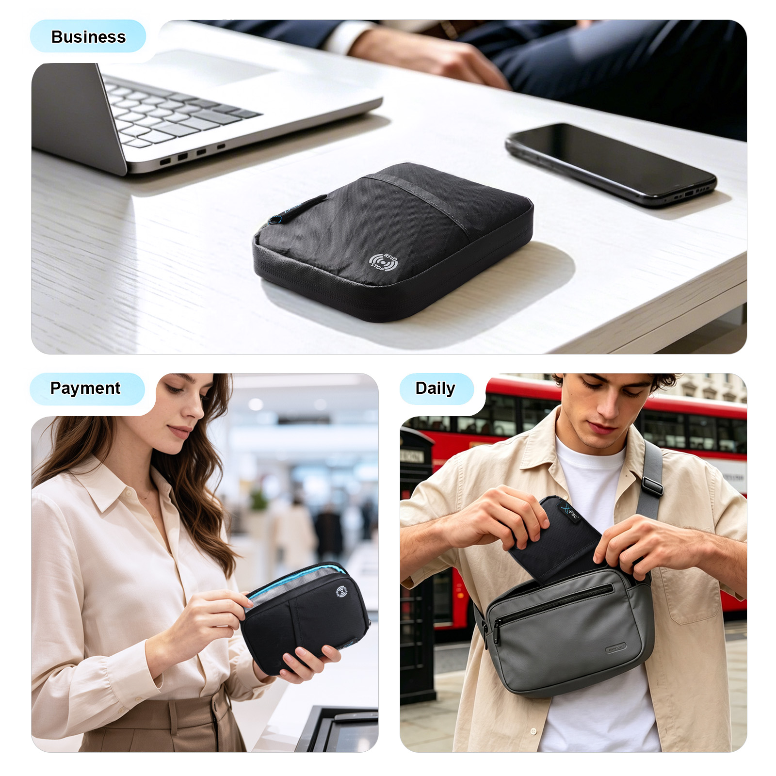HcanKcan – mała, antykradzieżo – Travel Accessories Wallet recenzja i cena