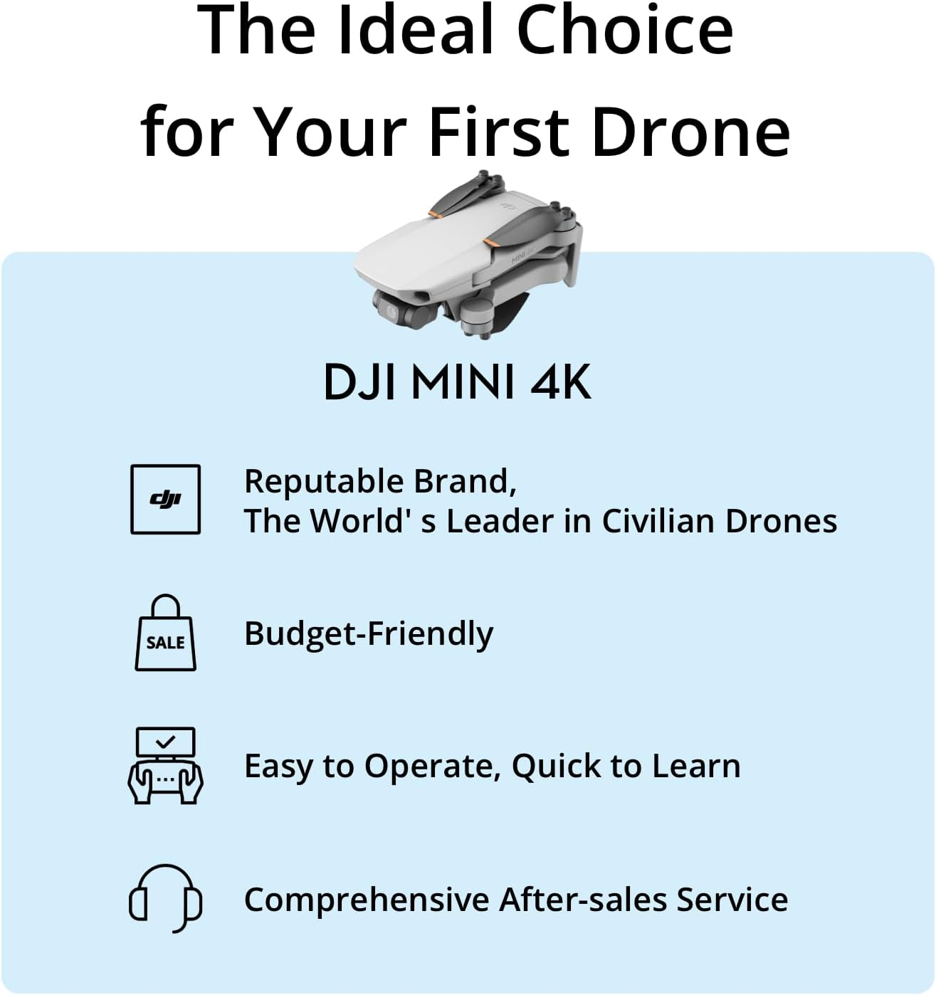 Dron DJI Mini 4K z opcjonalnym – Travel Accessories Long Flight recenzja i cena