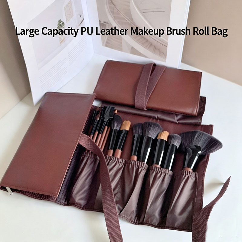 Skórzana kosmetyczka na pędzle – Travel Accessories Organizer Bag recenzja i cena