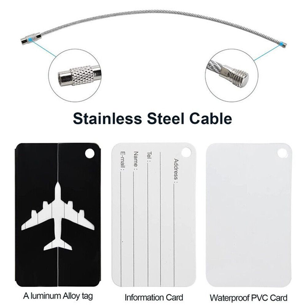Aluminiowe etykiety na bagaż p – Travel Accessories India recenzja i cena